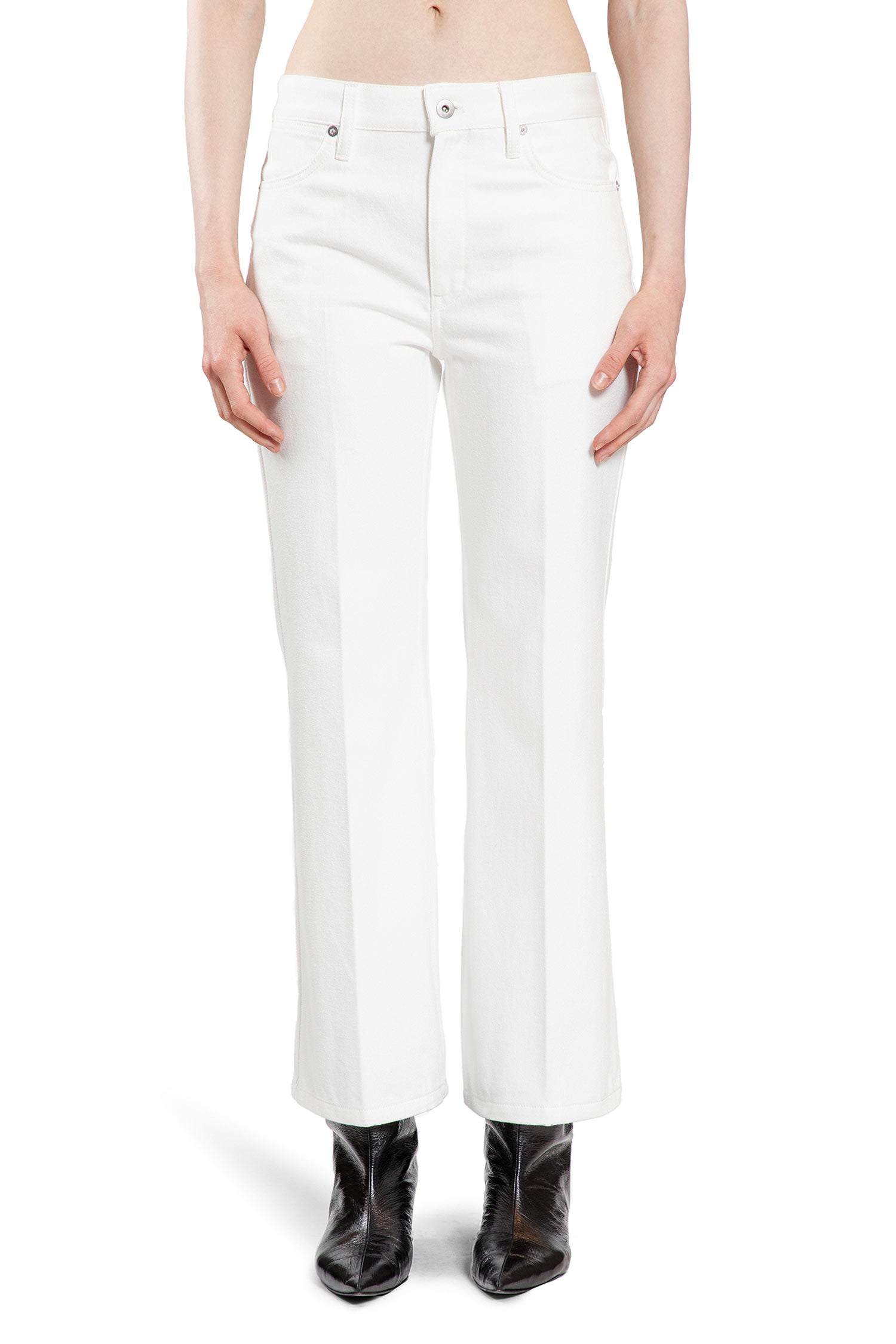 JIL SANDER WOMAN WHITE JEANS