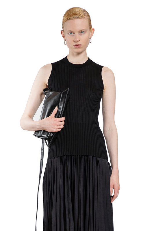 JIL SANDER WOMAN BLACK TOPS