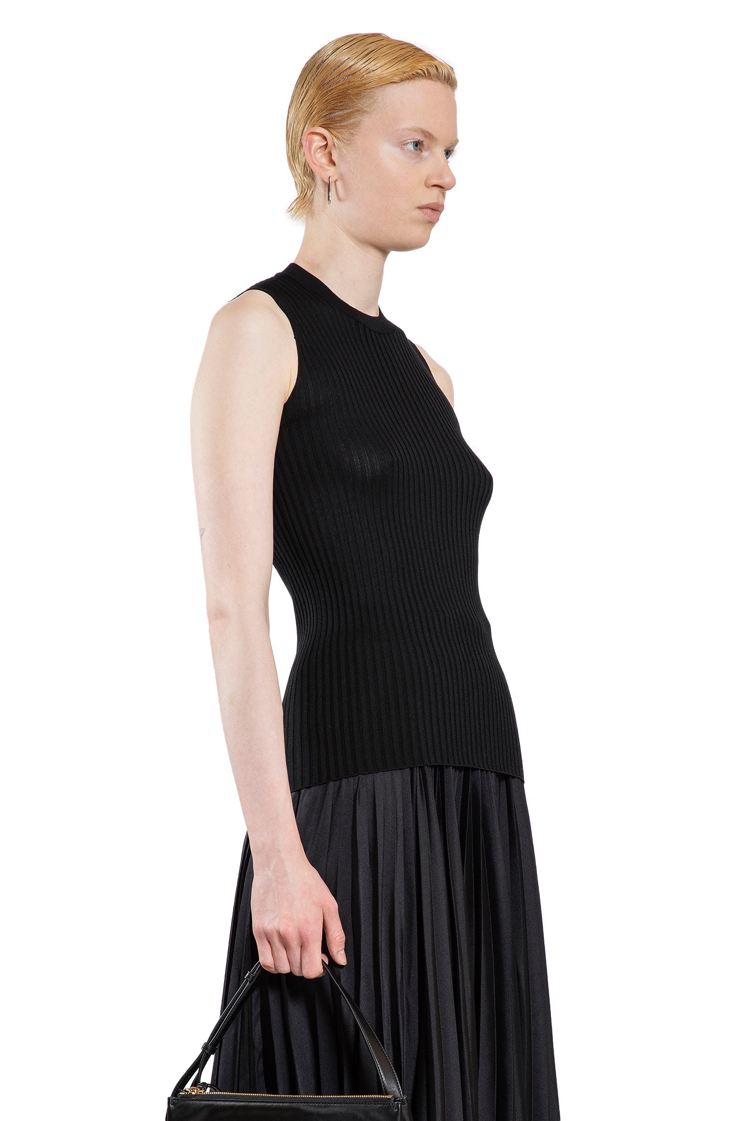 JIL SANDER WOMAN BLACK TOPS