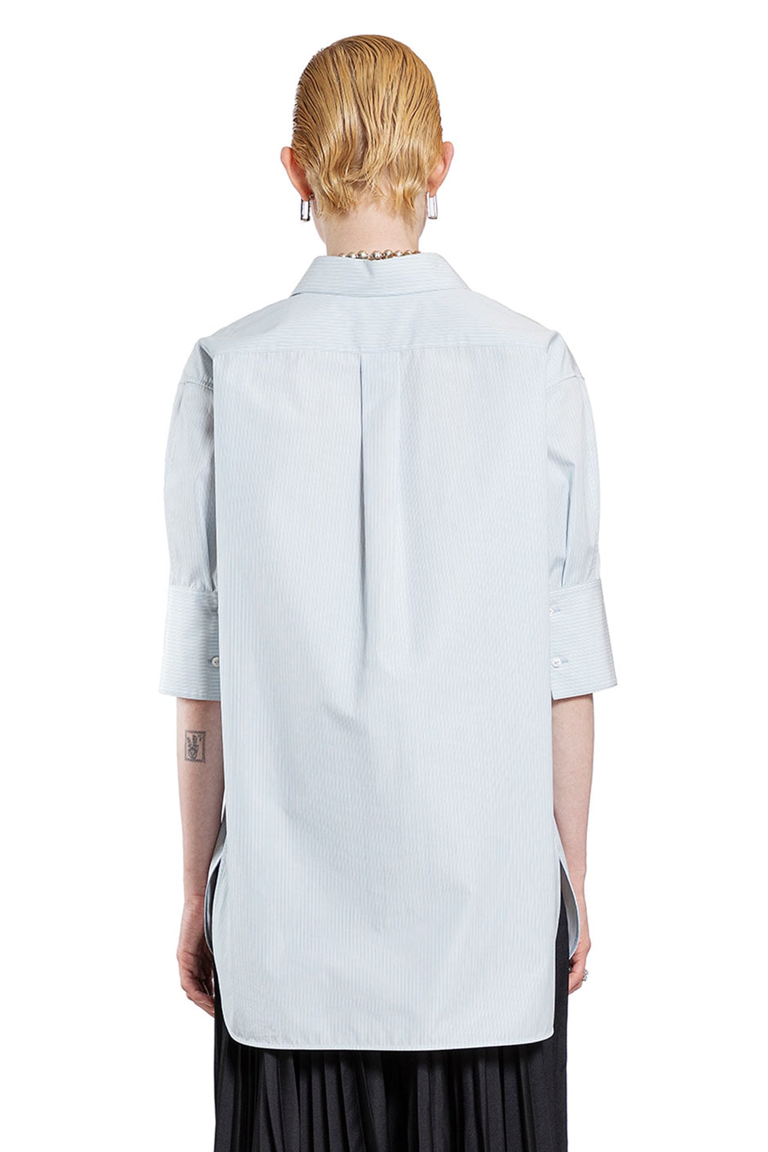 JIL SANDER WOMAN BLUE SHIRTS