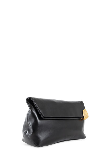 JIL SANDER WOMAN BLACK CLUTCHES & POUCHES