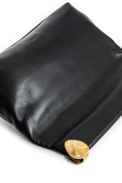 JIL SANDER WOMAN BLACK CLUTCHES & POUCHES