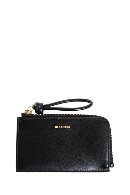 JIL SANDER WOMAN BLACK WALLETS & CARDHOLDERS