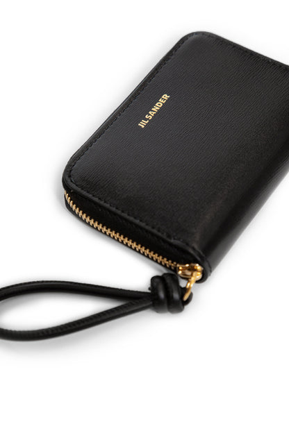 JIL SANDER WOMAN BLACK WALLETS & CARDHOLDERS