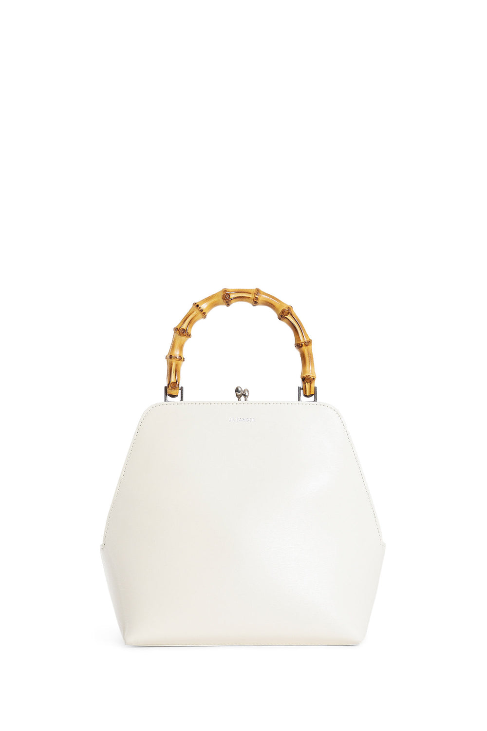 JIL SANDER WOMAN WHITE TOP HANDLE BAGS