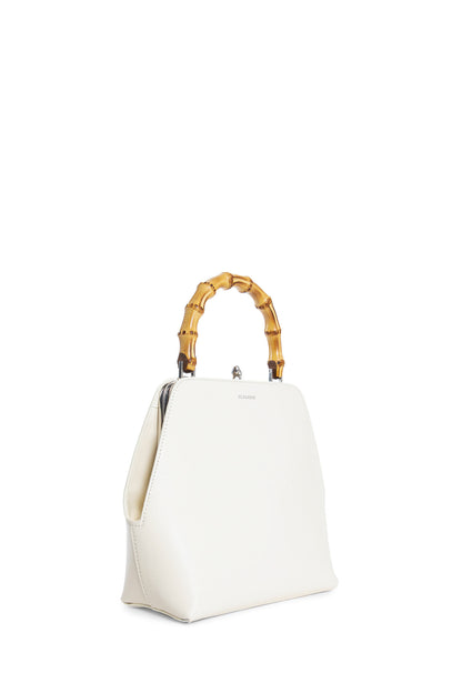 JIL SANDER WOMAN WHITE TOP HANDLE BAGS