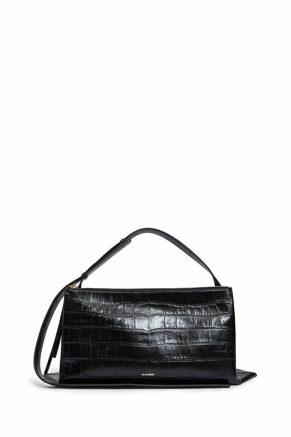 JIL SANDER WOMAN BLACK SHOULDER BAGS