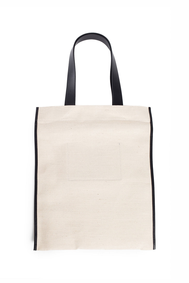 JIL SANDER WOMAN BEIGE TOTE BAGS