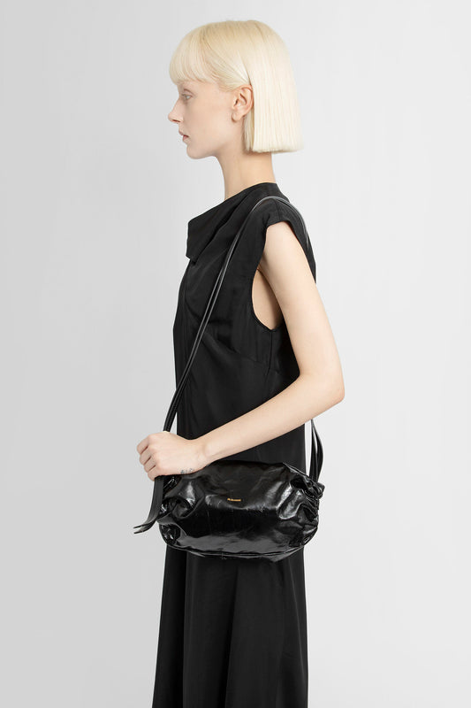 JIL SANDER WOMAN BLACK CROSSBODY BAGS