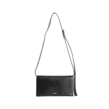 JIL SANDER WOMAN BLACK CROSSBODY BAGS