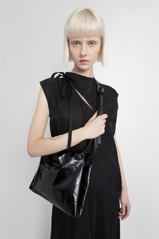 JIL SANDER WOMAN BLACK CROSSBODY BAGS