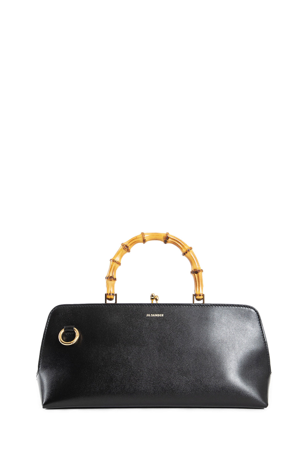 JIL SANDER WOMAN BLACK TOP HANDLE BAGS