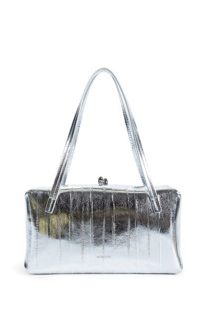 Shoulder Bag in Mirrored Leather