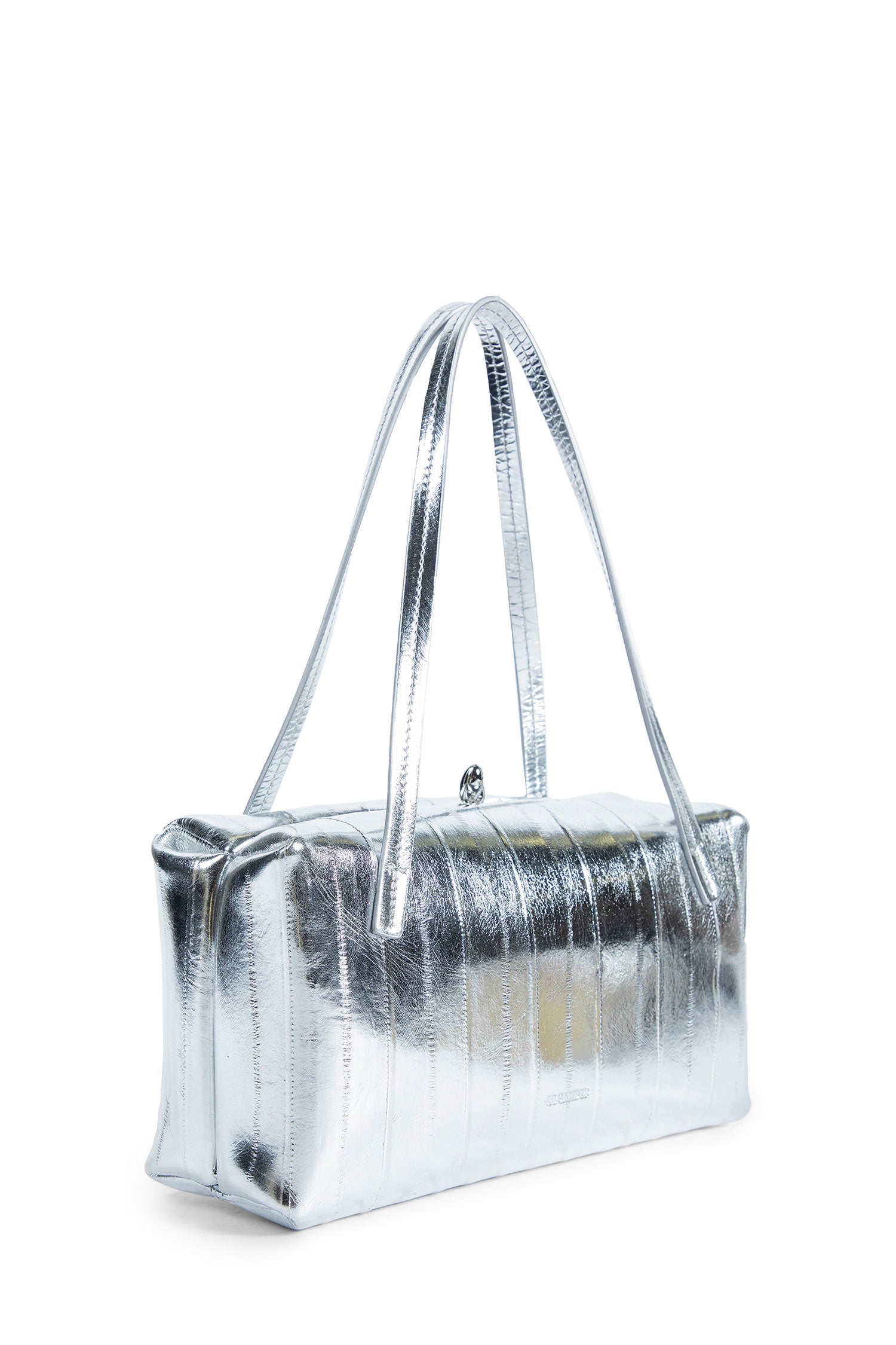 Shoulder Bag in Mirrored Leather
