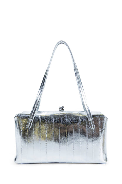 Shoulder Bag in Mirrored Leather