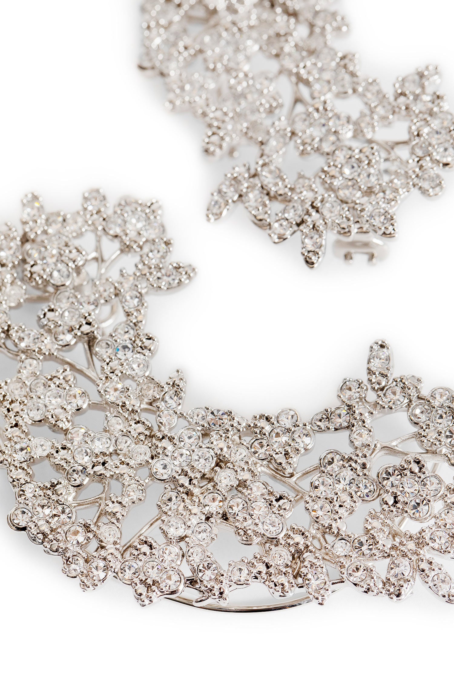 Silver-Plated Zirconia Earrings