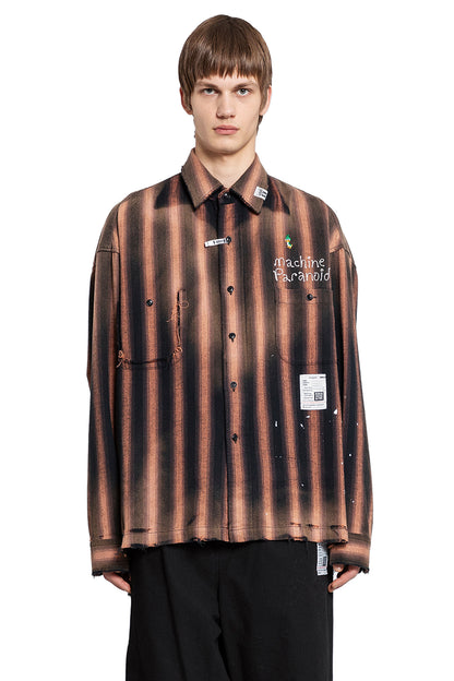 Antonioli MAISON MIHARA YASUHIRO MAN BROWN SHIRTS