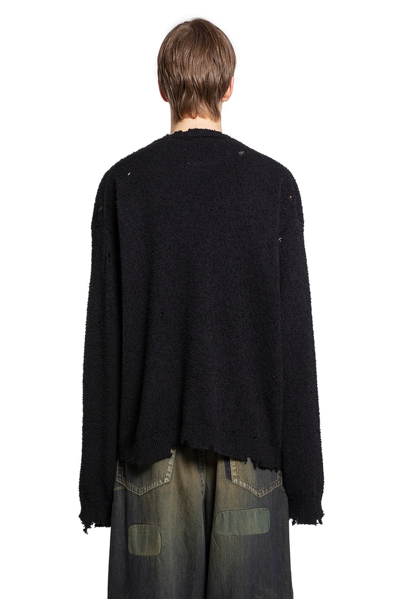 MAISON MIHARA YASUHIRO MAN BLACK KNITWEAR