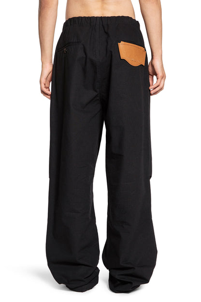 MAISON MIHARA YASUHIRO MAN BLACK TROUSERS