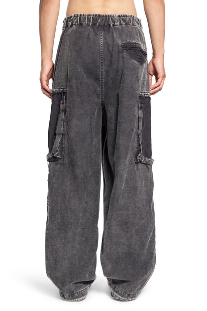 MAISON MIHARA YASUHIRO MAN BLACK TROUSERS