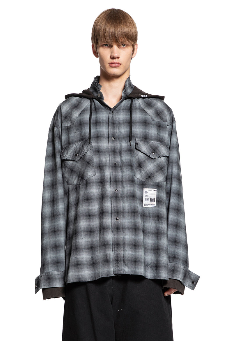 MAISON MIHARA YASUHIRO MAN GREY SHIRTS