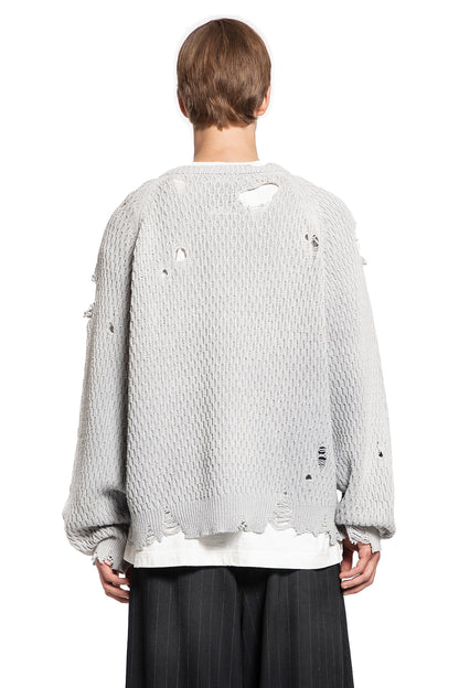 MAISON MIHARA YASUHIRO MAN GREY KNITWEAR