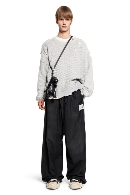 MAISON MIHARA YASUHIRO MAN GREY KNITWEAR