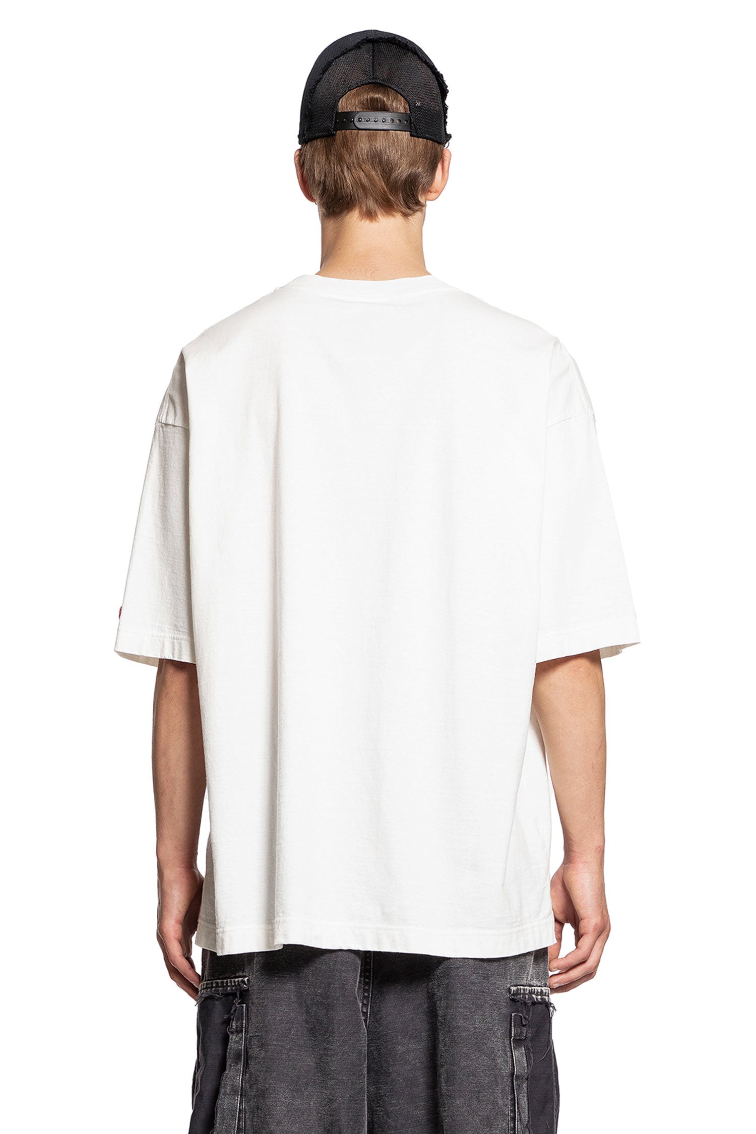 MAISON MIHARA YASUHIRO MAN WHITE T-SHIRTS & TANK TOPS