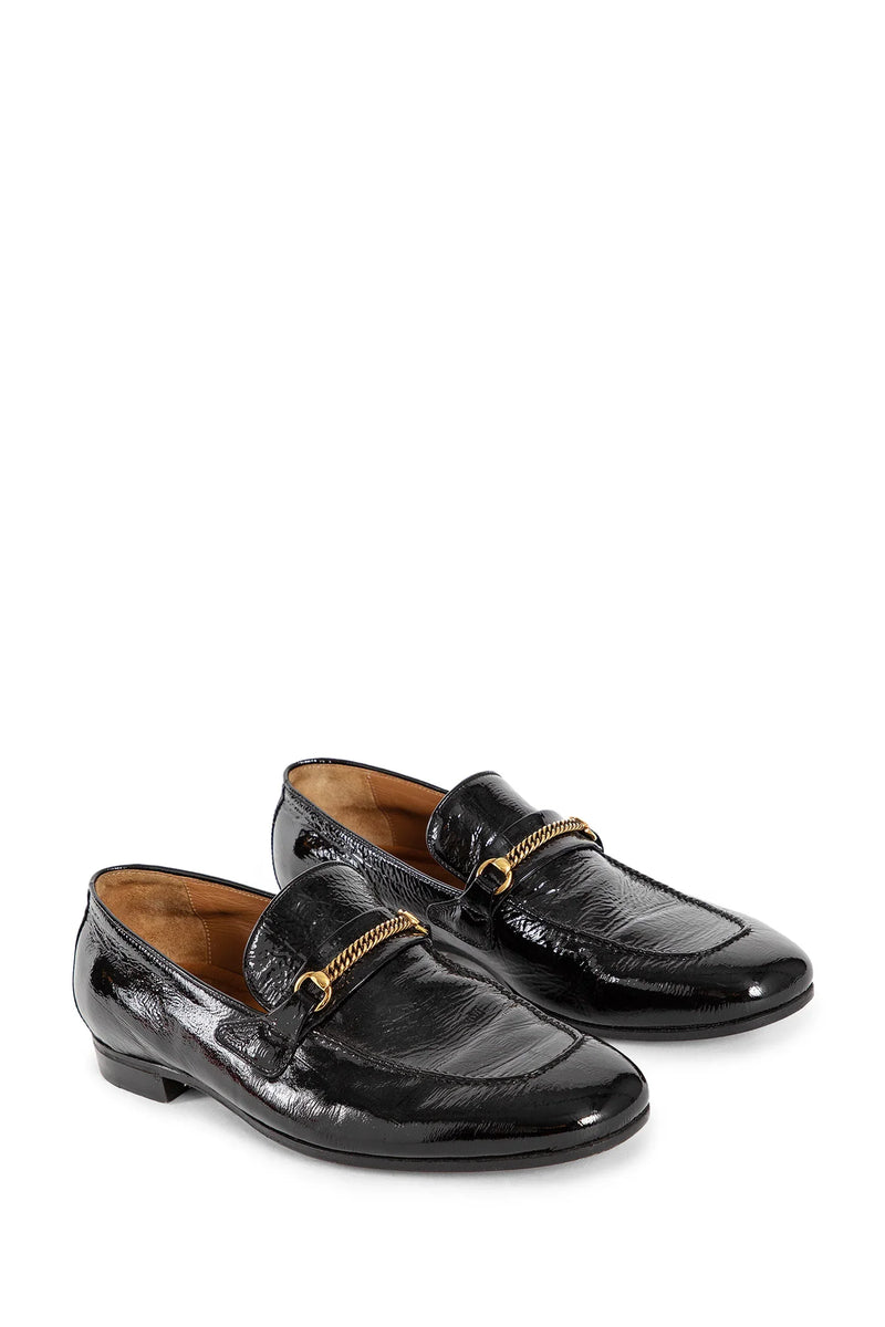 Printed Patent Eel Gigi Chain Loafers - Antonioli.eu