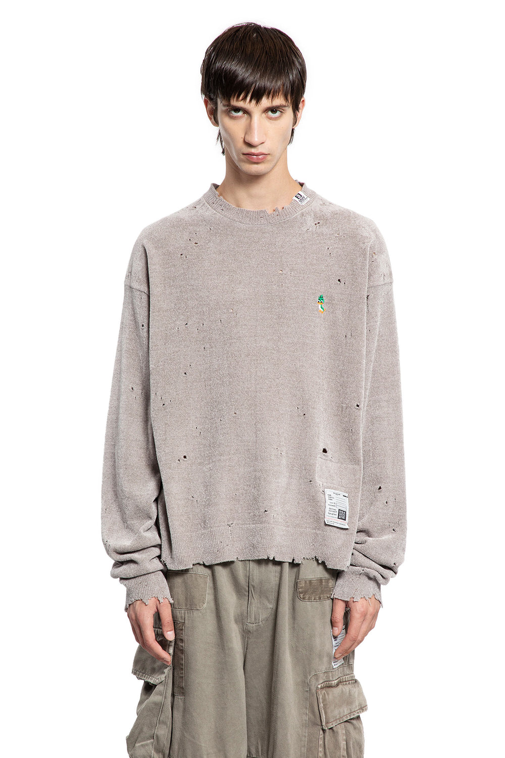 Distressed Knit Sweater