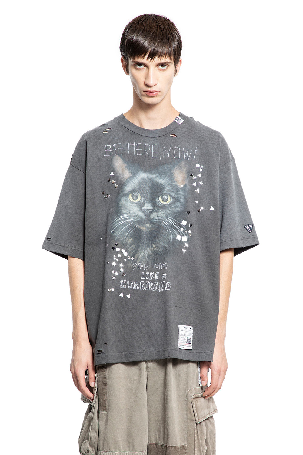 Embellished Distressed Tee