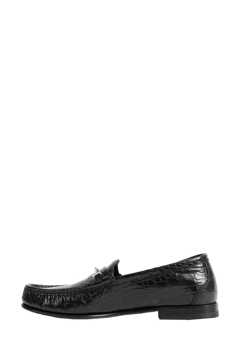 TOM FORD Printed Croc Oscar Loafers man