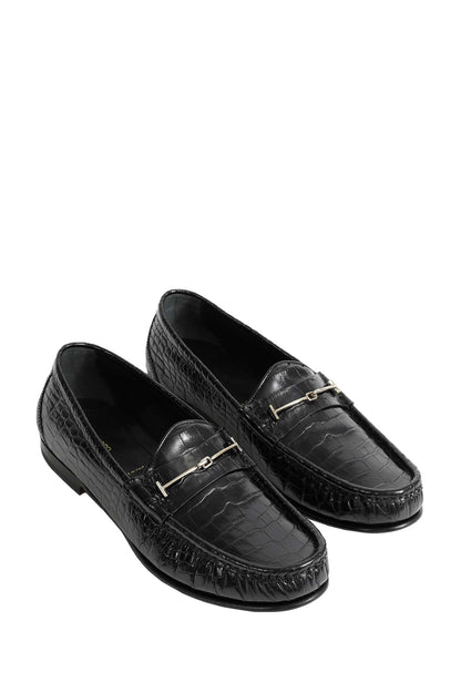 Printed Croc Oscar Loafers