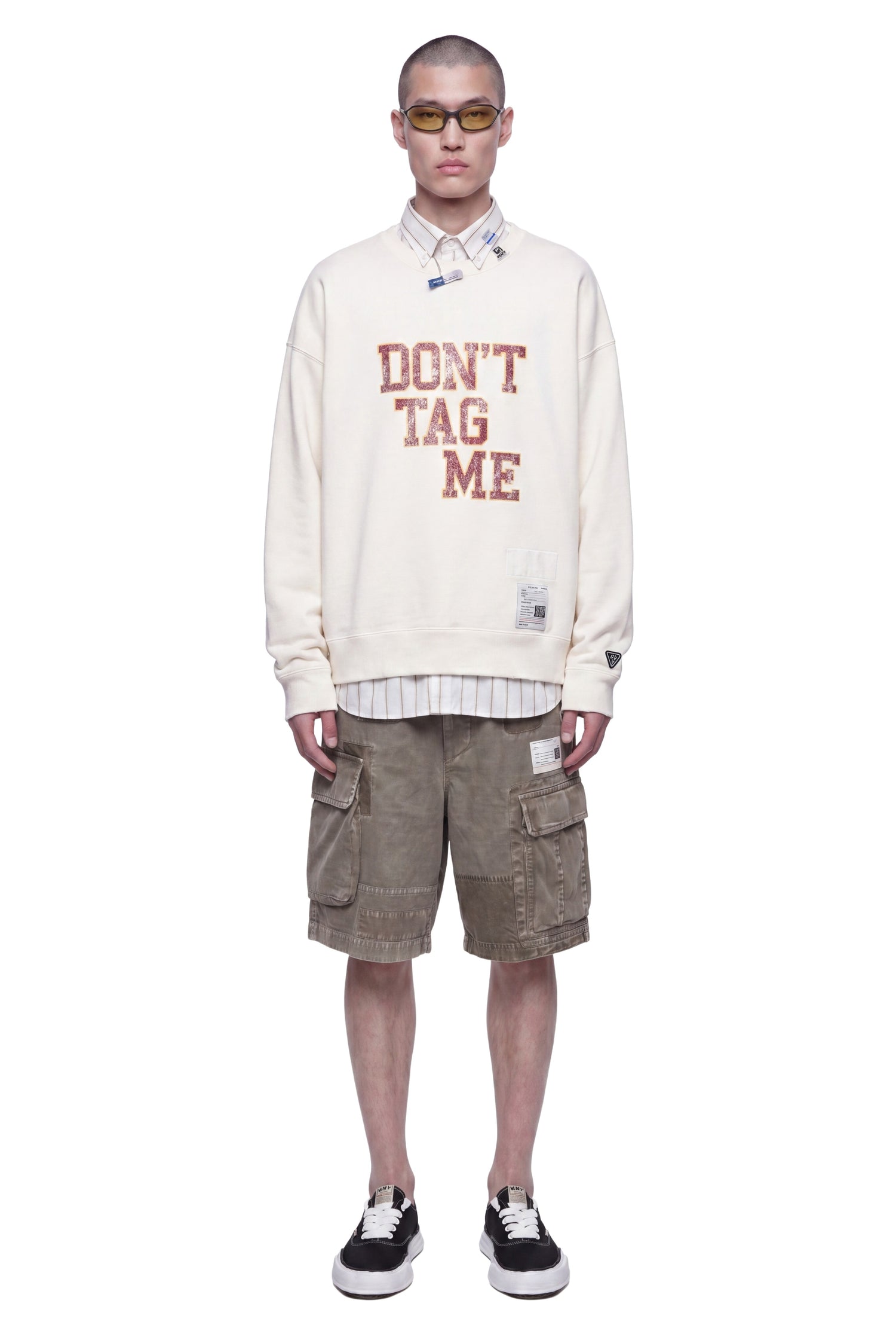 MAISON MIHARA YASUHIRO Don't Tag Me Printed Sweatshirt man