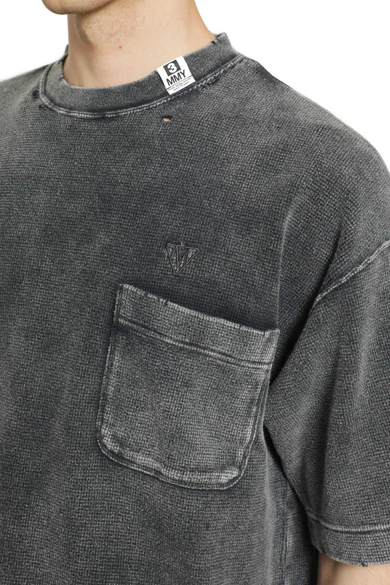 MAISON MIHARA YASUHIRO Bleached Thermal T-Shirt man