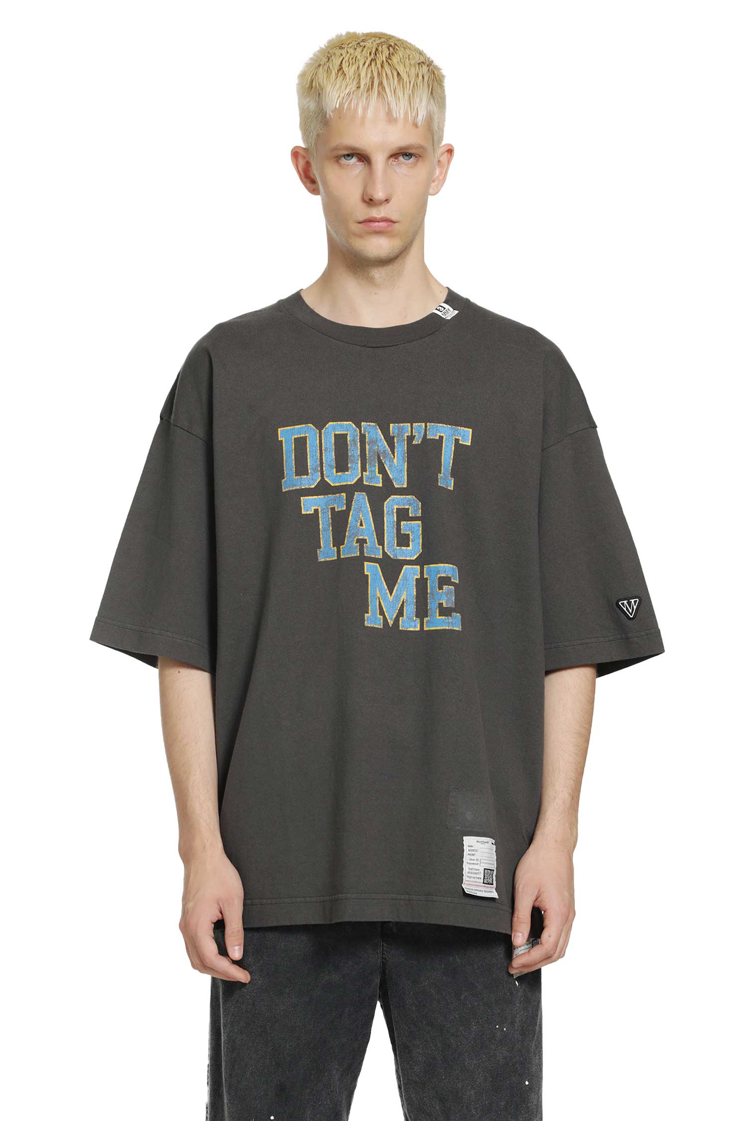 MAISON MIHARA YASUHIRO Don't Tag Me Printed Tee man