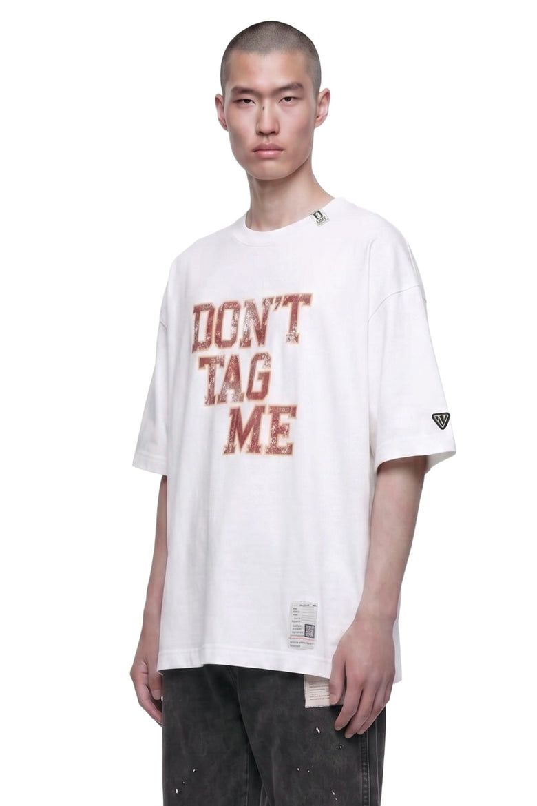 
              MAISON MIHARA YASUHIRO Don't Tag Me Printed Tee man
            