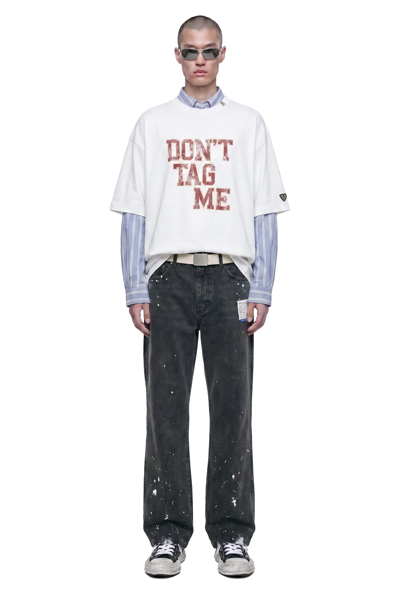 MAISON MIHARA YASUHIRO Don't Tag Me Printed Tee man