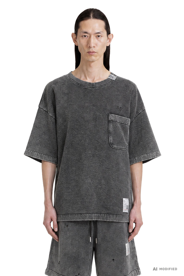 MAISON MIHARA YASUHIRO Bleached Waffle T-Shirt man