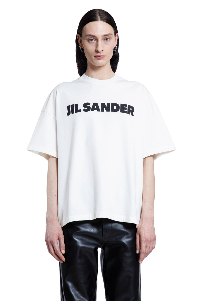 JIL SANDER MAN WHITE T-SHIRTS & TANK TOPS