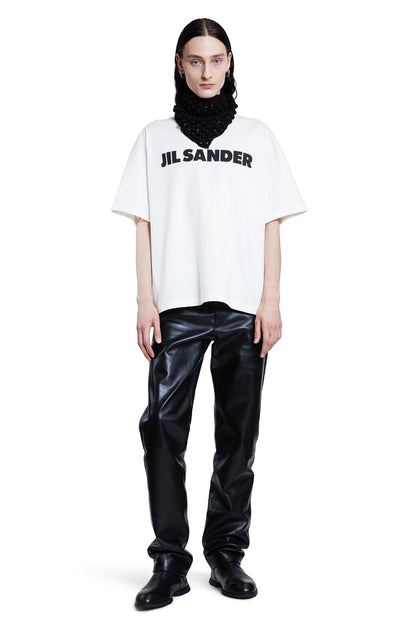 JIL SANDER MAN WHITE T-SHIRTS & TANK TOPS