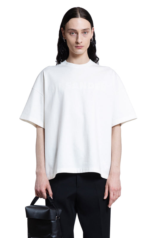 JIL SANDER MAN WHITE T-SHIRTS & TANK TOPS