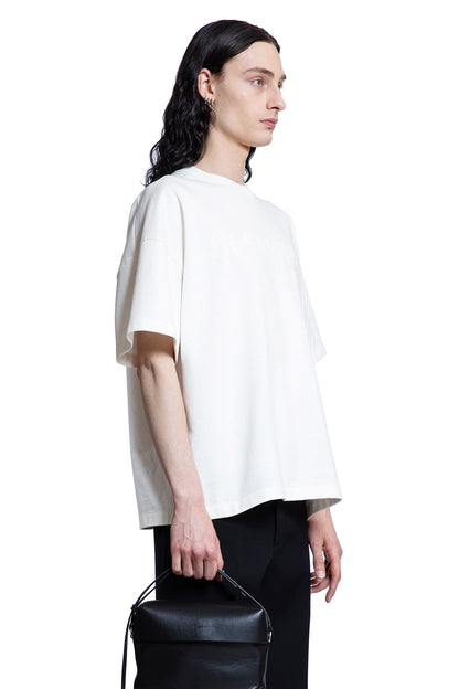 JIL SANDER MAN WHITE T-SHIRTS & TANK TOPS