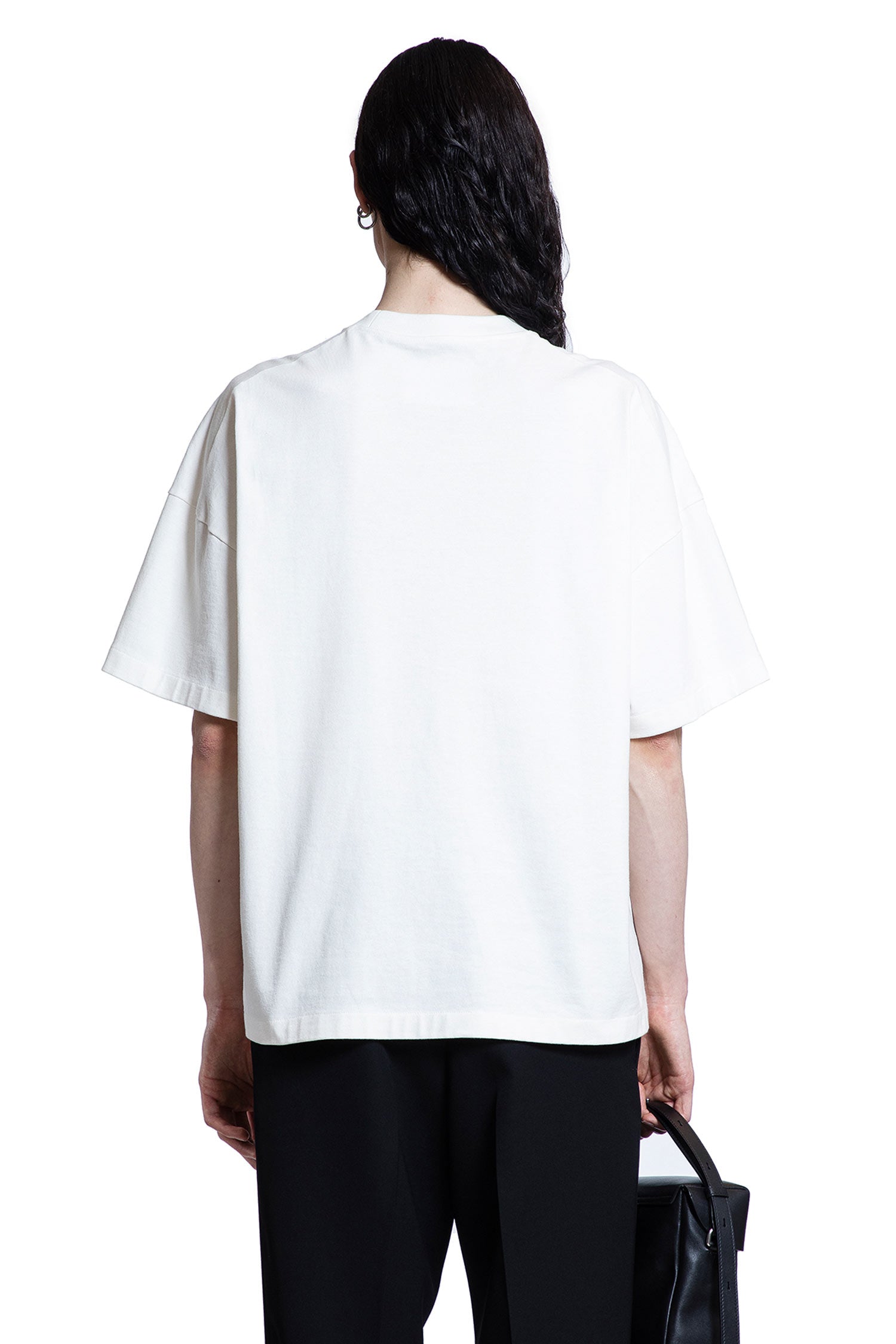 JIL SANDER MAN WHITE T-SHIRTS & TANK TOPS