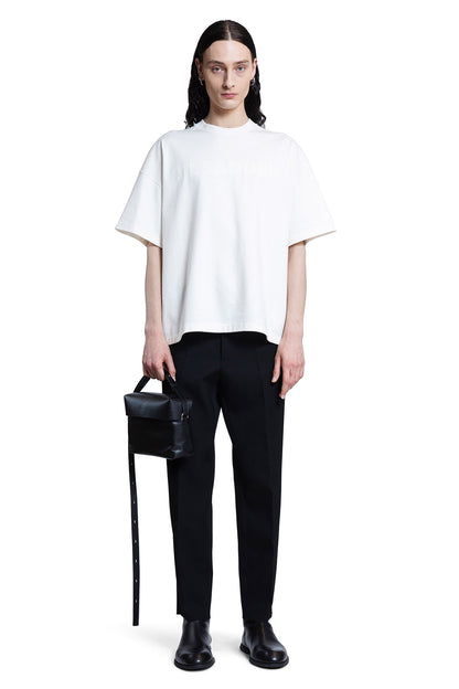 JIL SANDER MAN WHITE T-SHIRTS & TANK TOPS