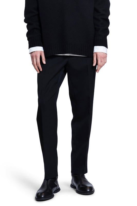 JIL SANDER MAN BLACK TROUSERS