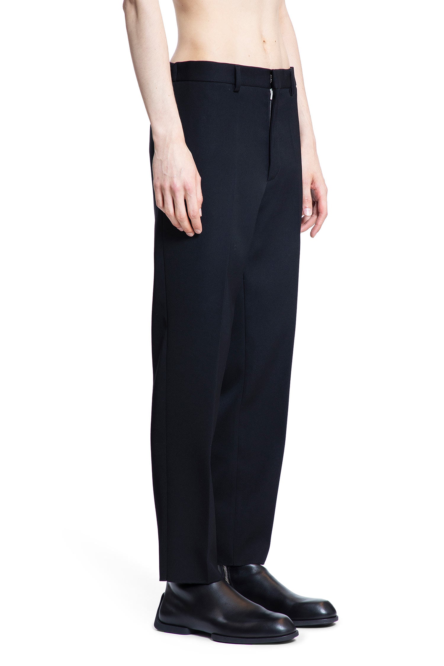 JIL SANDER MAN BLACK TROUSERS