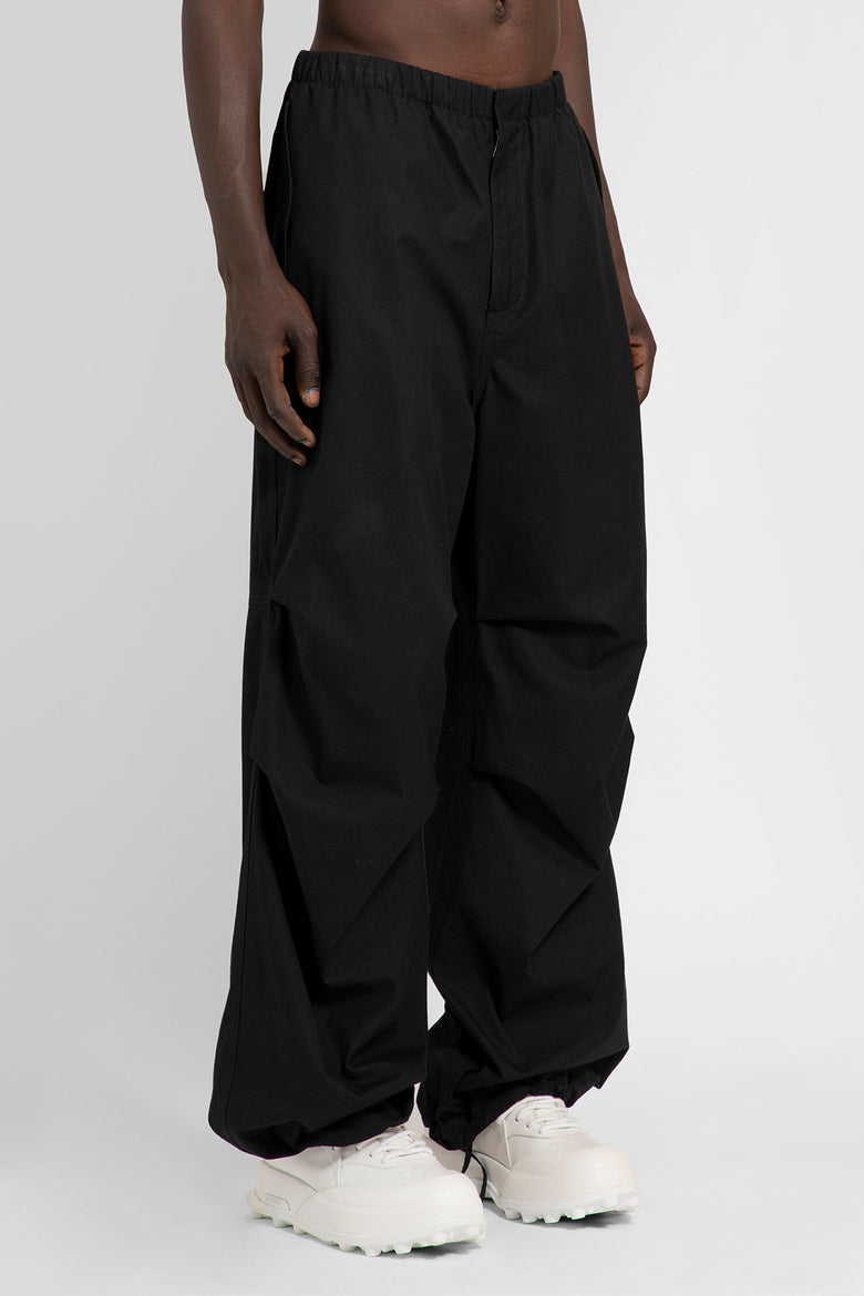 JIL SANDER MAN BLACK TROUSERS