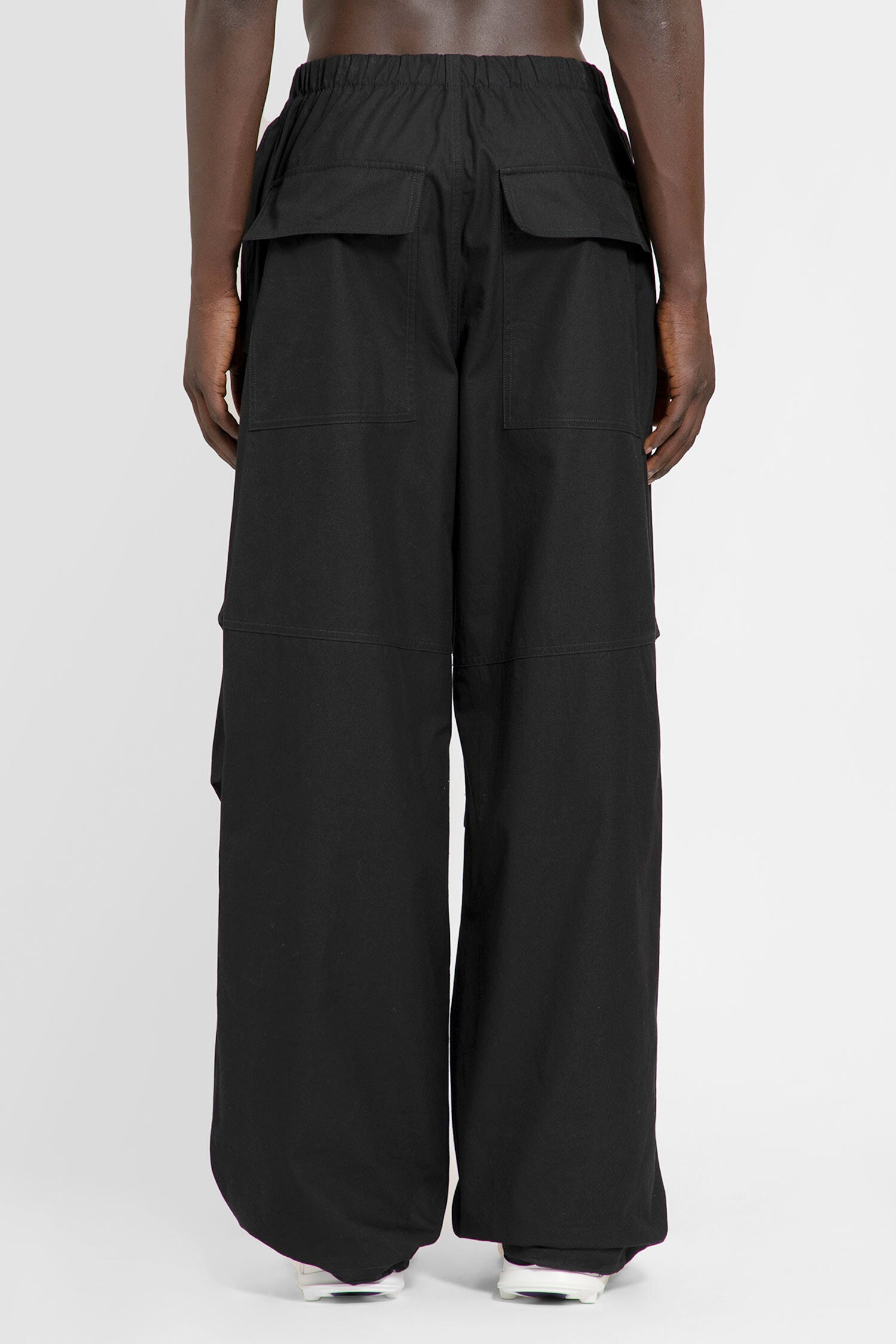 JIL SANDER MAN BLACK TROUSERS