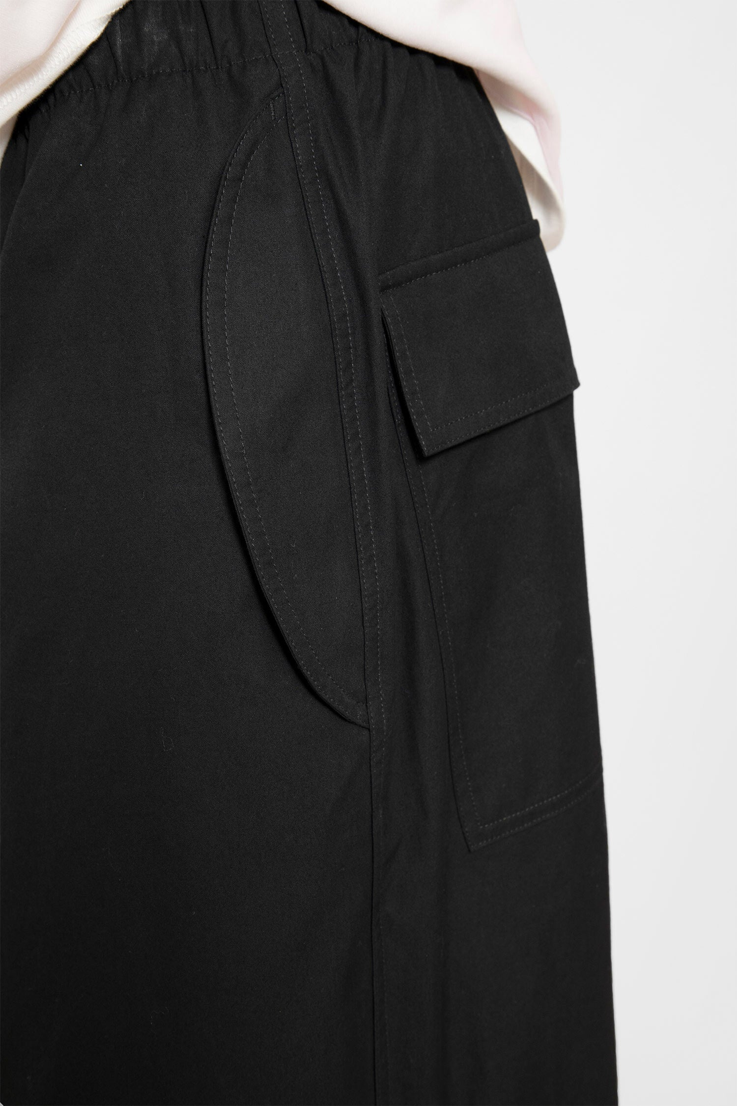 JIL SANDER MAN BLACK TROUSERS